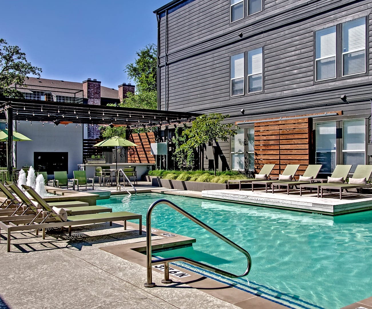 Commercial pool construction